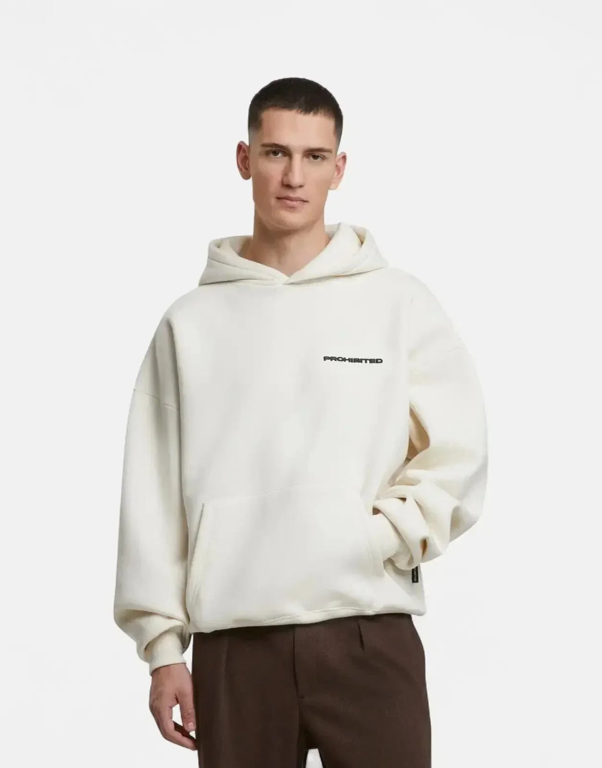 Prohibited 10119 Cream Hoodie