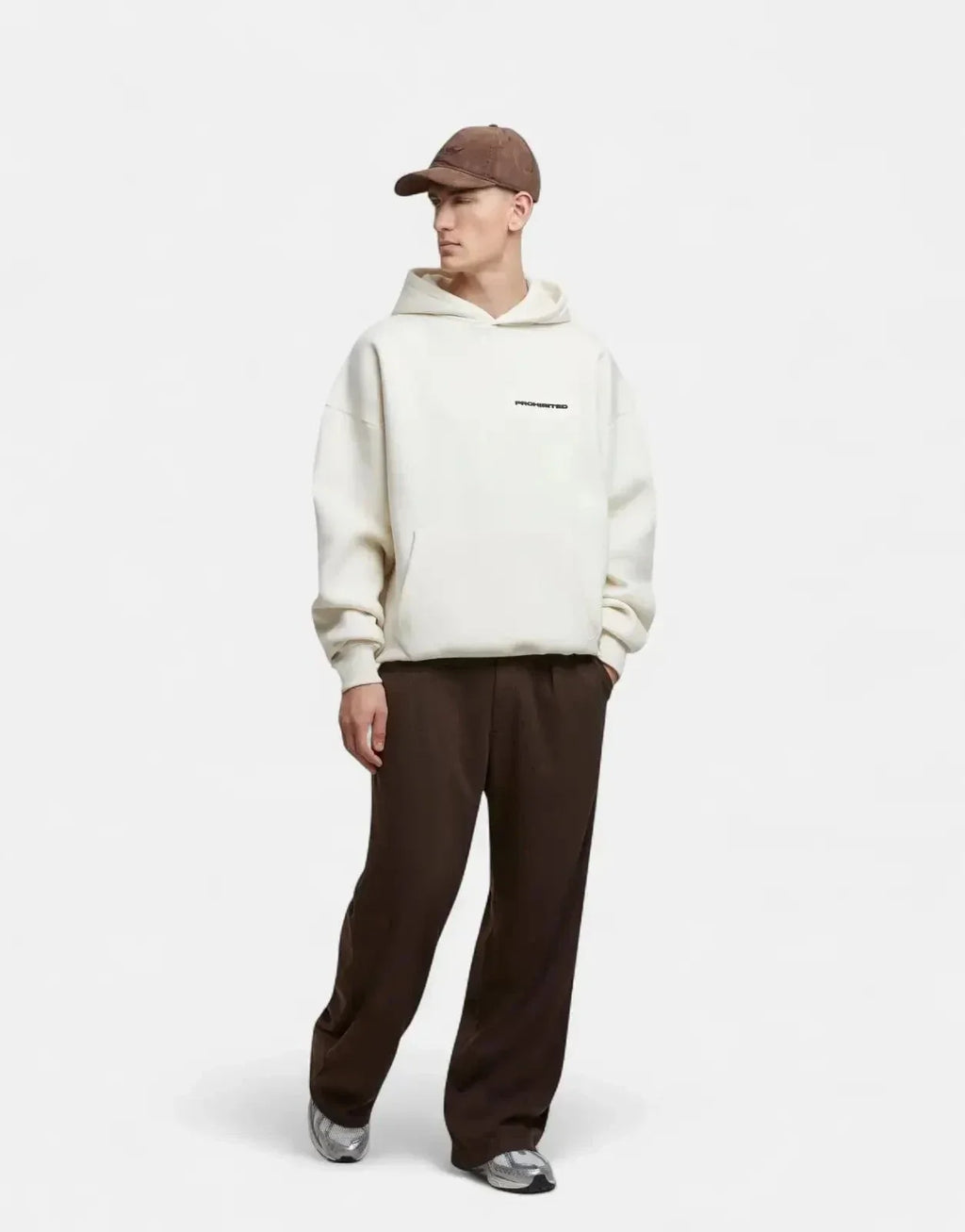 Prohibited 10119 Cream Hoodie - view 4