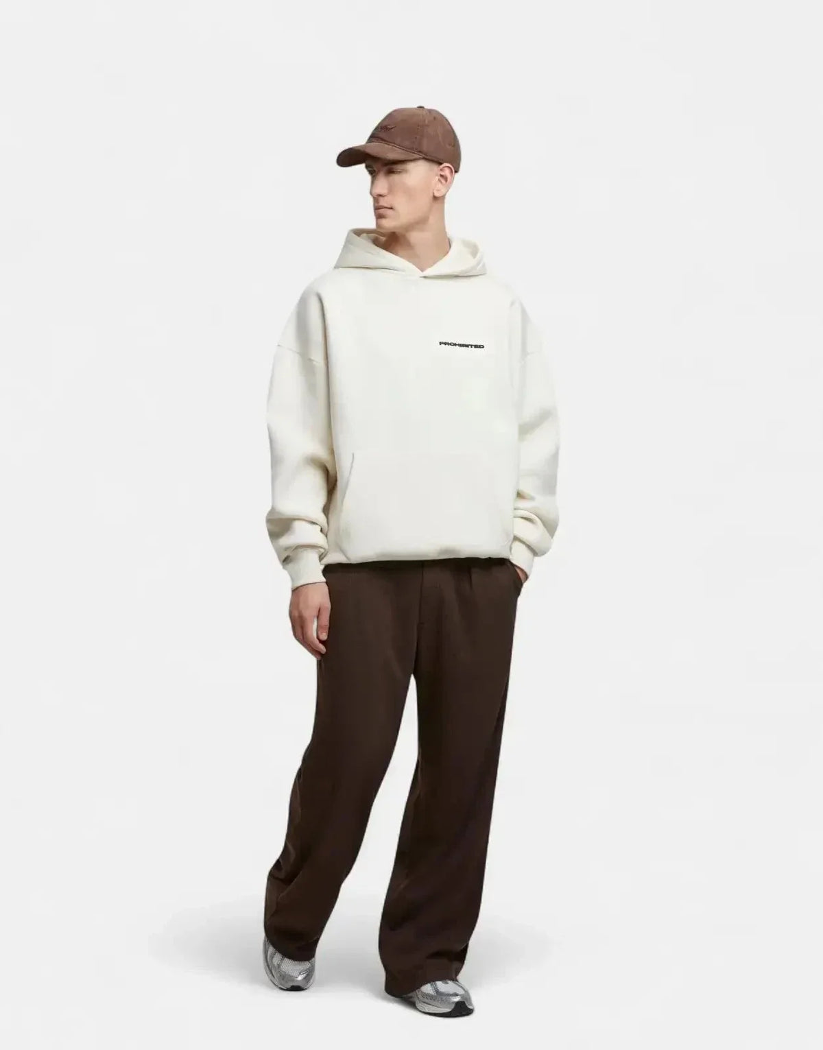 Prohibited 10119 Cream Hoodie - view 4