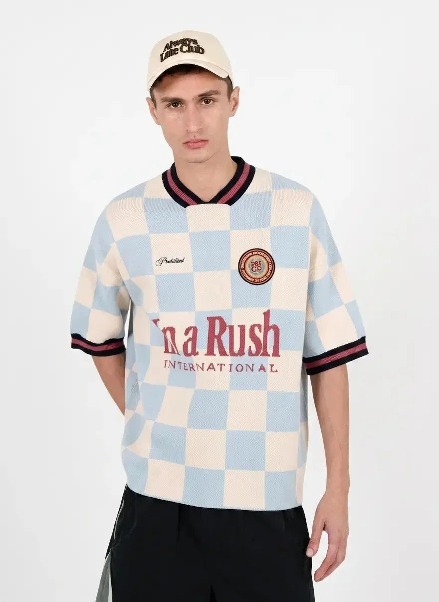 Prohibited Blue Knit Trikot