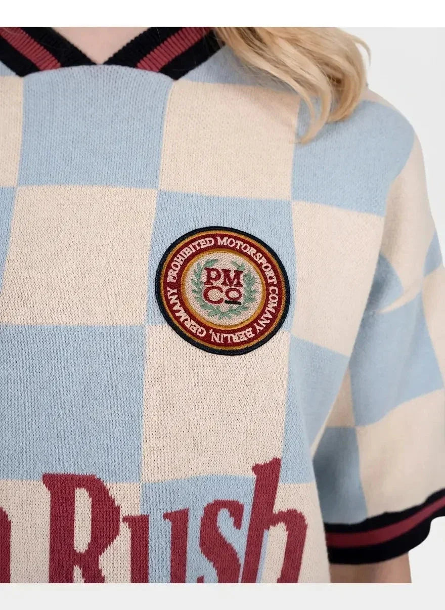 Prohibited Blue Knit Trikot - view 4