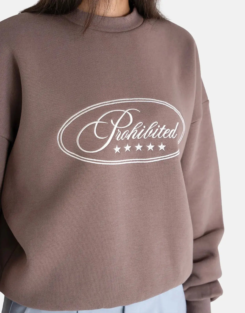 Prohibited Five Star Grey Crew Neck - view 8