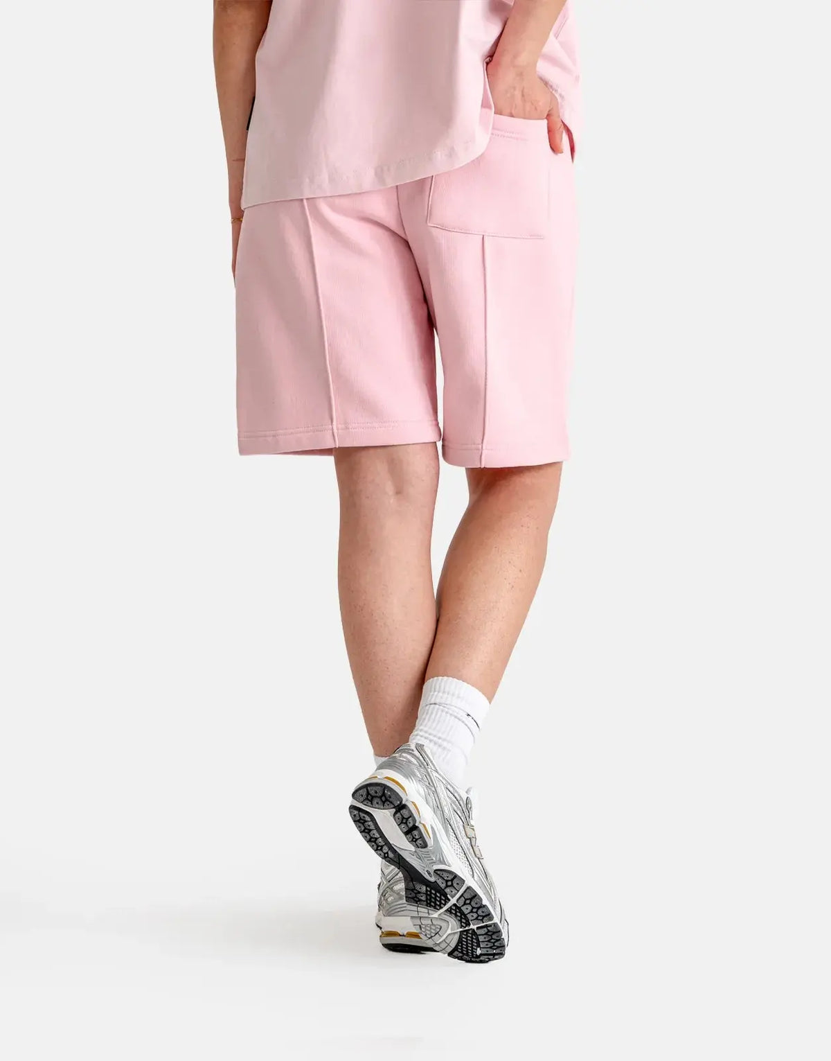 Prohibited Hometown Cherry Pink Sweatshorts - view 4