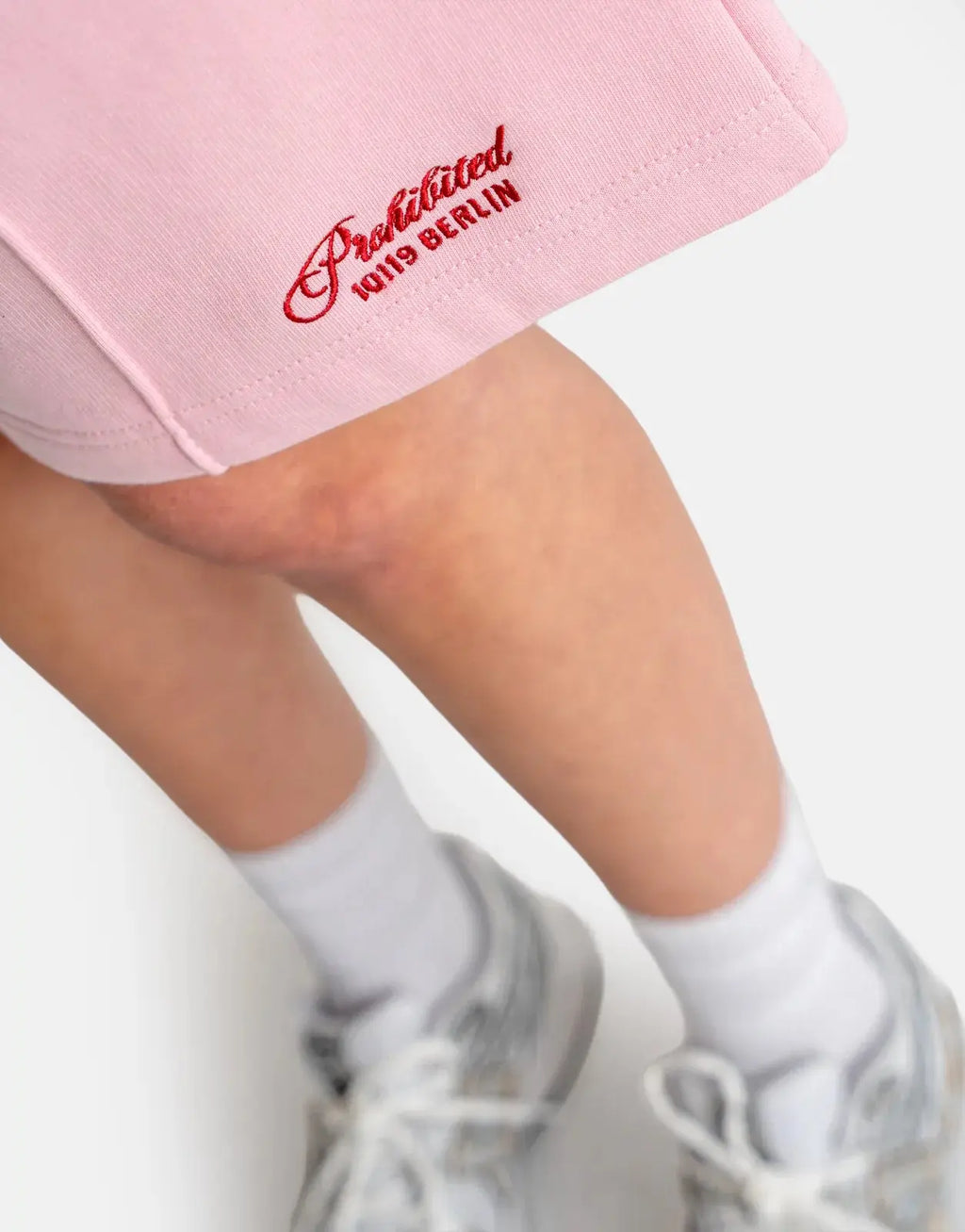 Prohibited Hometown Cherry Pink Sweatshorts - view 8