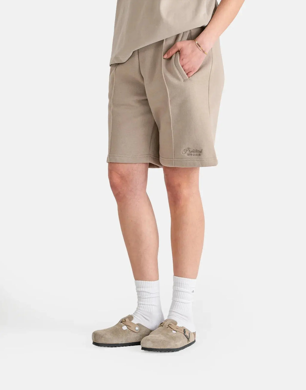 Prohibited Hometown Dust Grey Sweatshorts - view 2