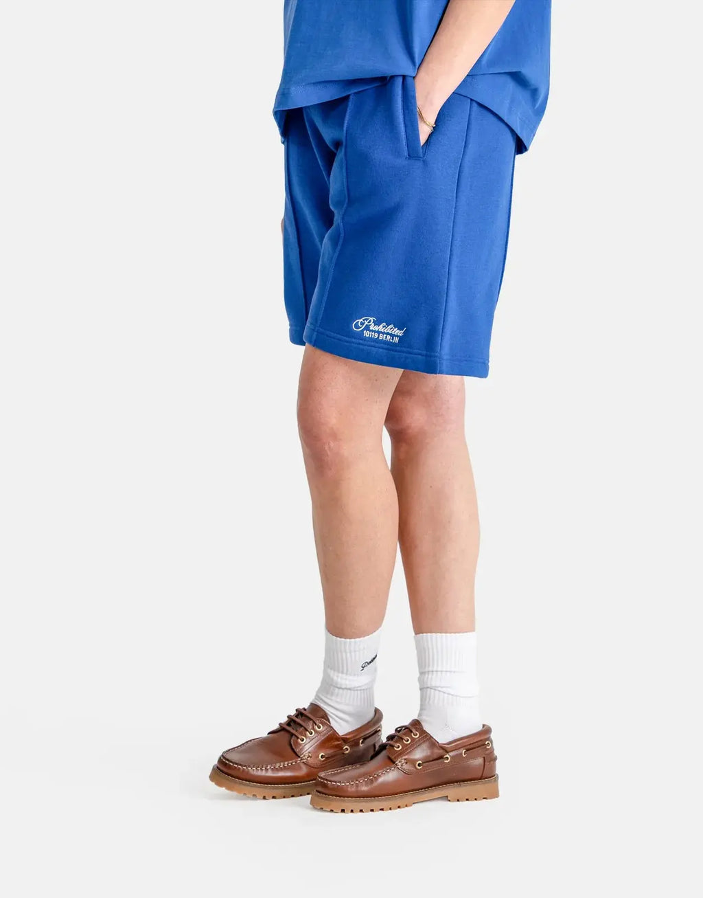 Prohibited Hometown Royal Blue Sweatshorts - view 2