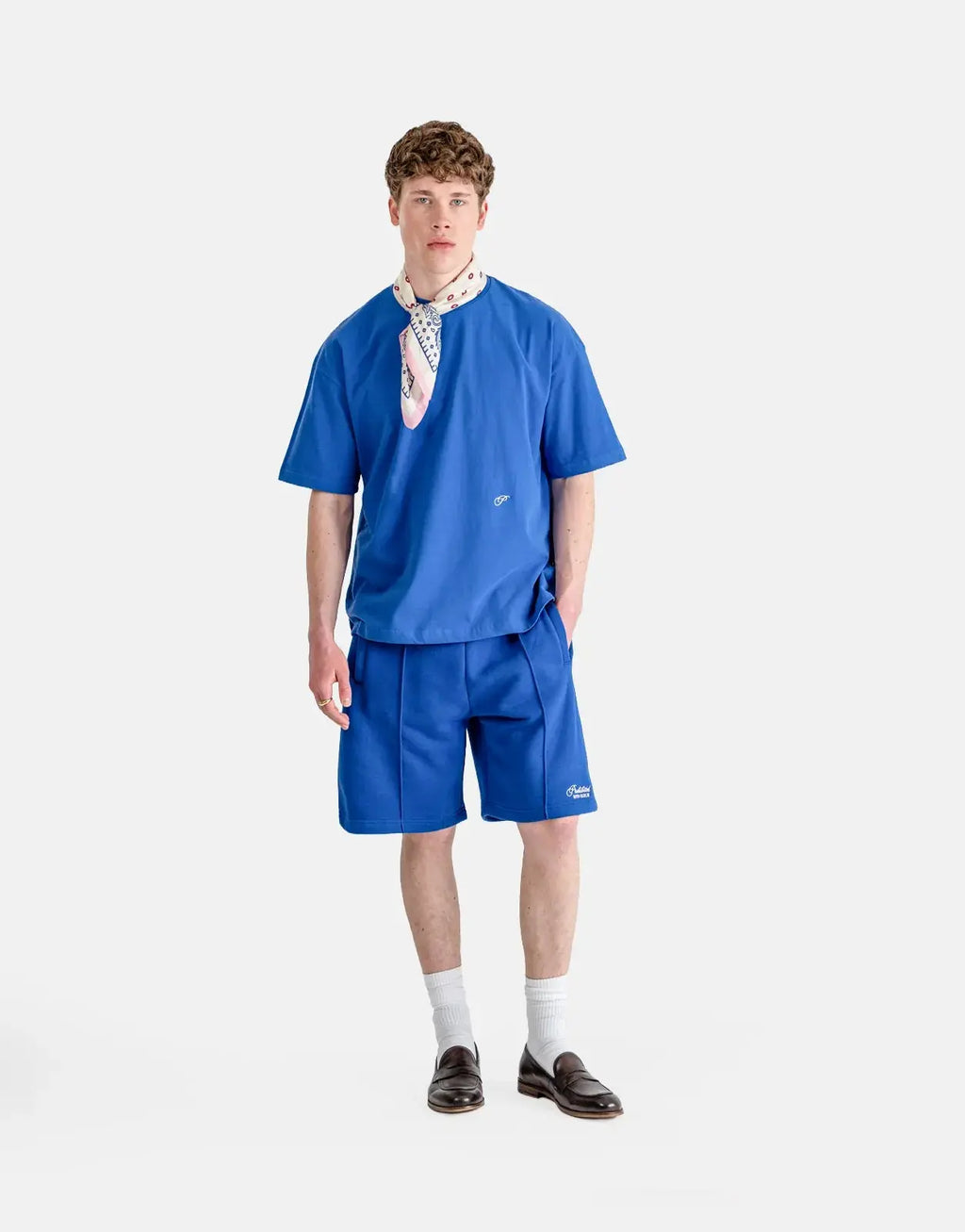 Prohibited Hometown Royal Blue Sweatshorts - view 5