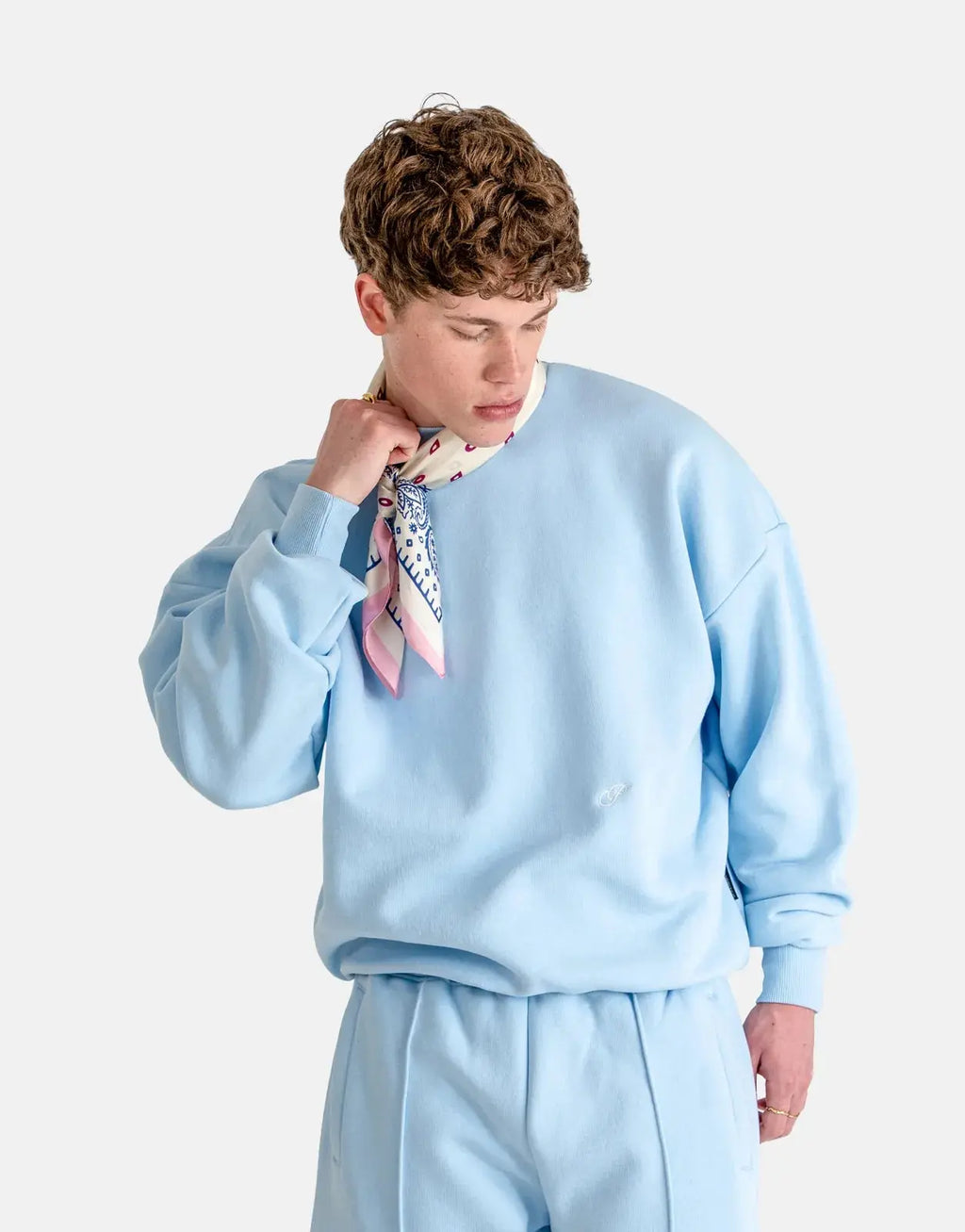 Prohibited Hometown Sky Blue Crew Neck