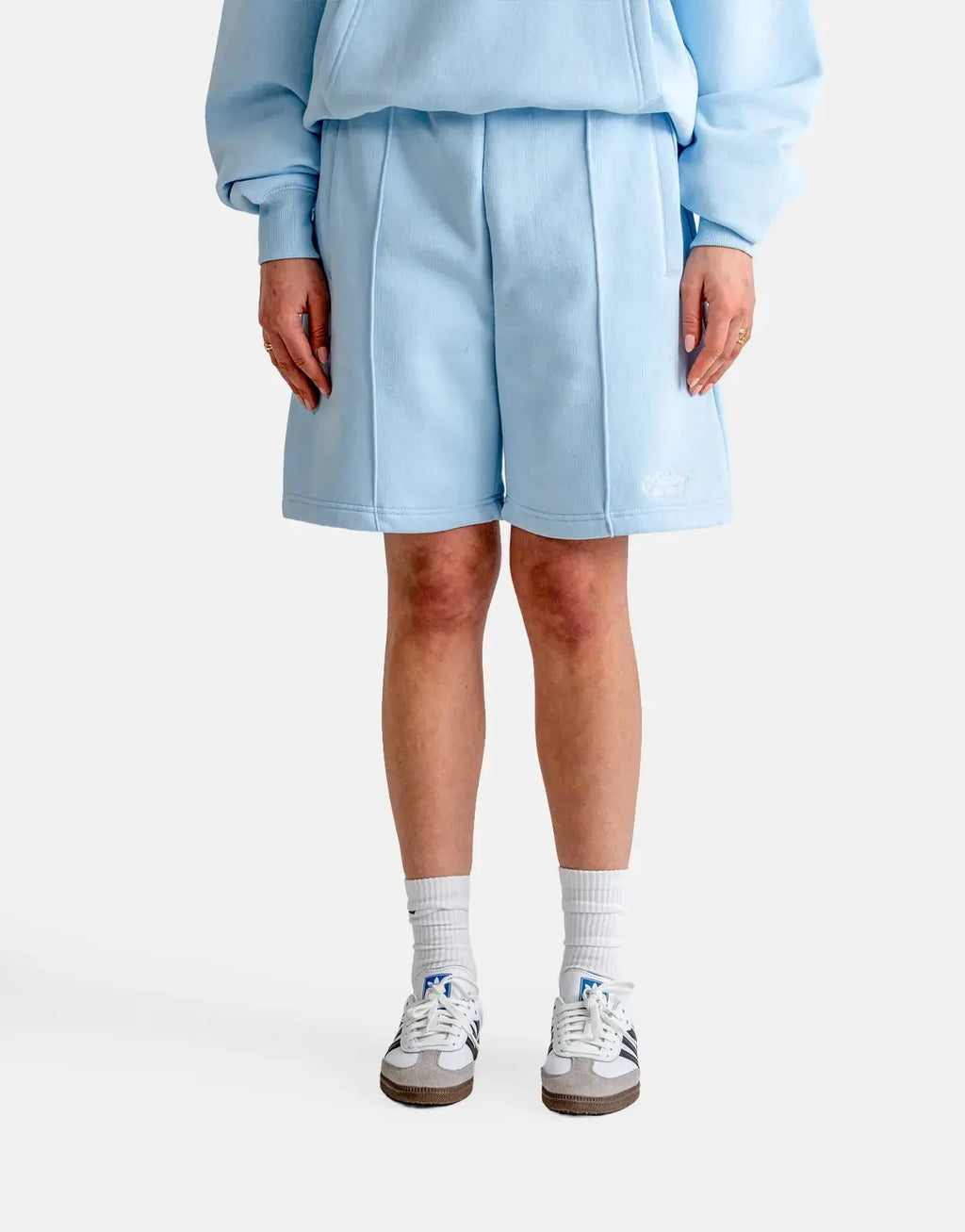 Prohibited Hometown Sky Blue Sweatshorts - view 2