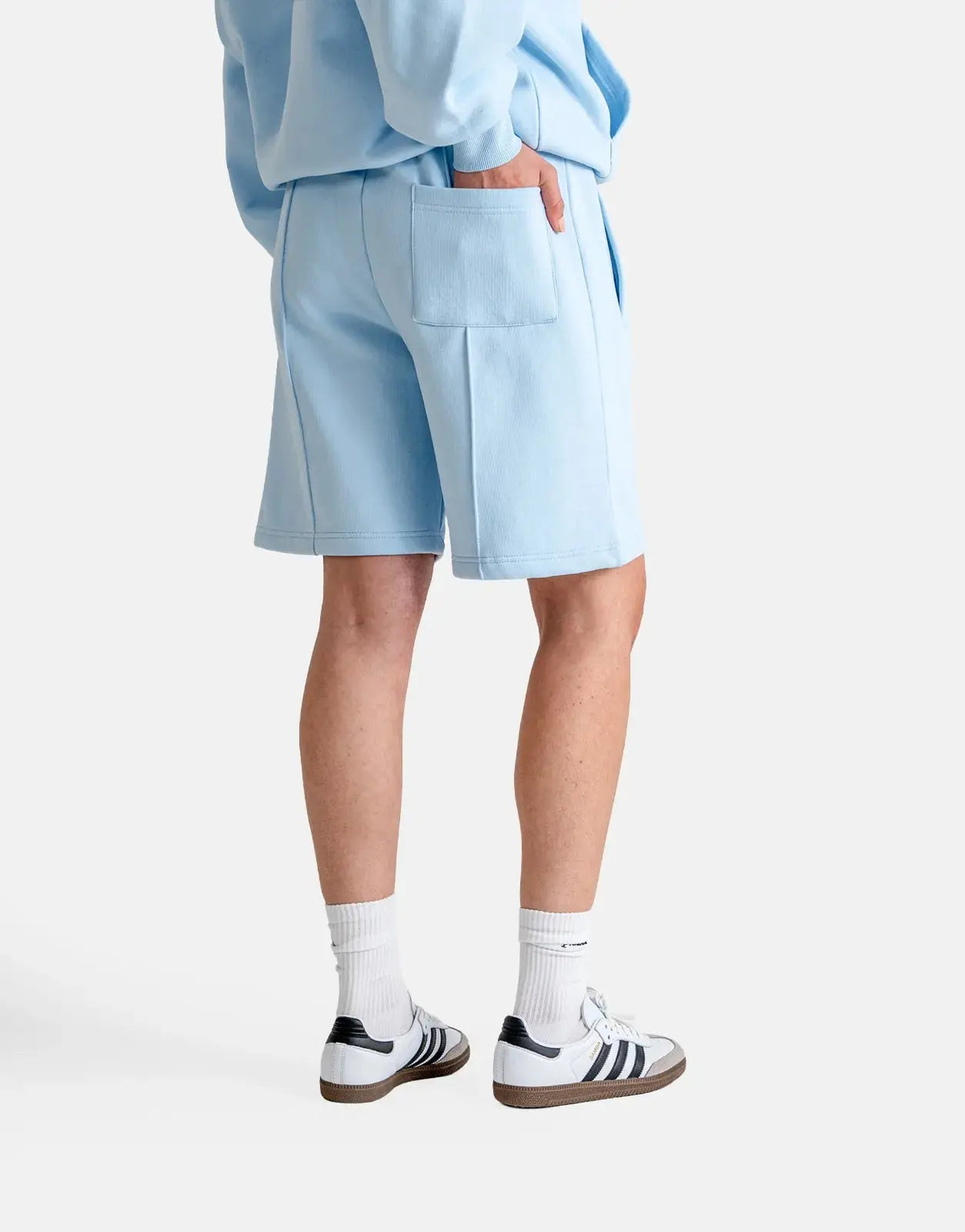 Prohibited Hometown Sky Blue Sweatshorts - view 4