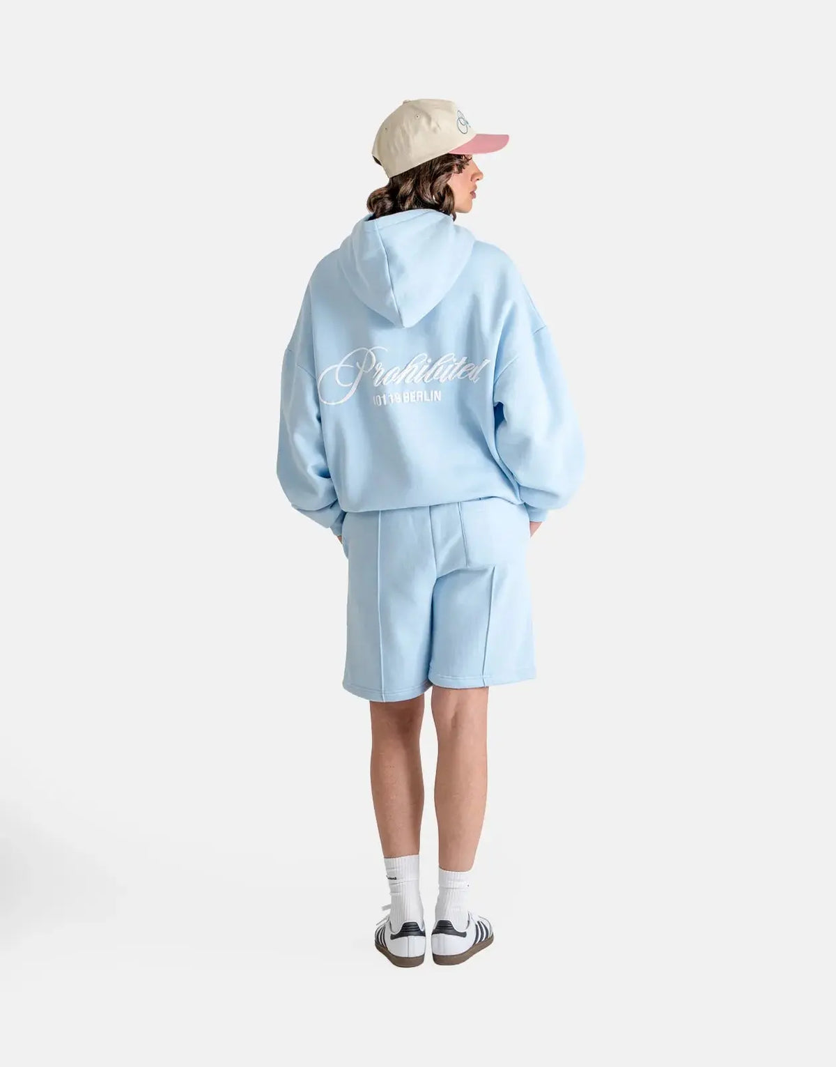 Prohibited Hometown Sky Blue Sweatshorts - view 6
