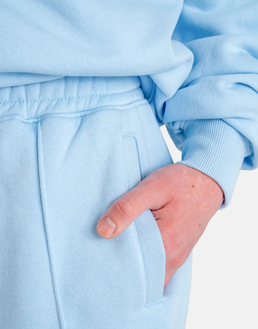 Prohibited Hometown Sky Blue Sweatshorts - view 7