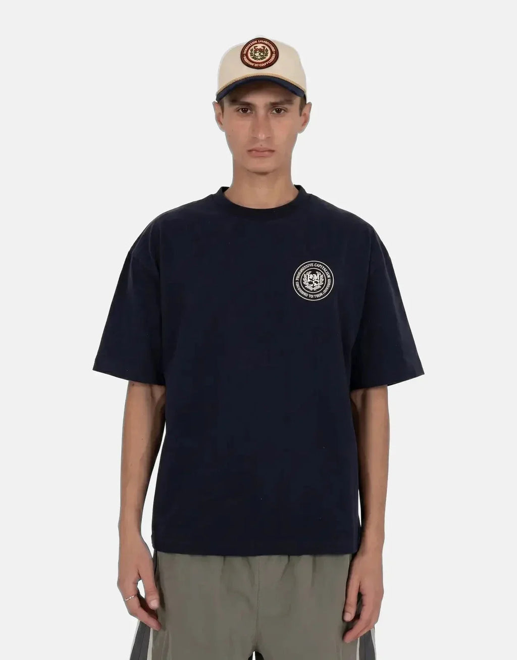Prohibited Horse Racer Deep Blue T-Shirt