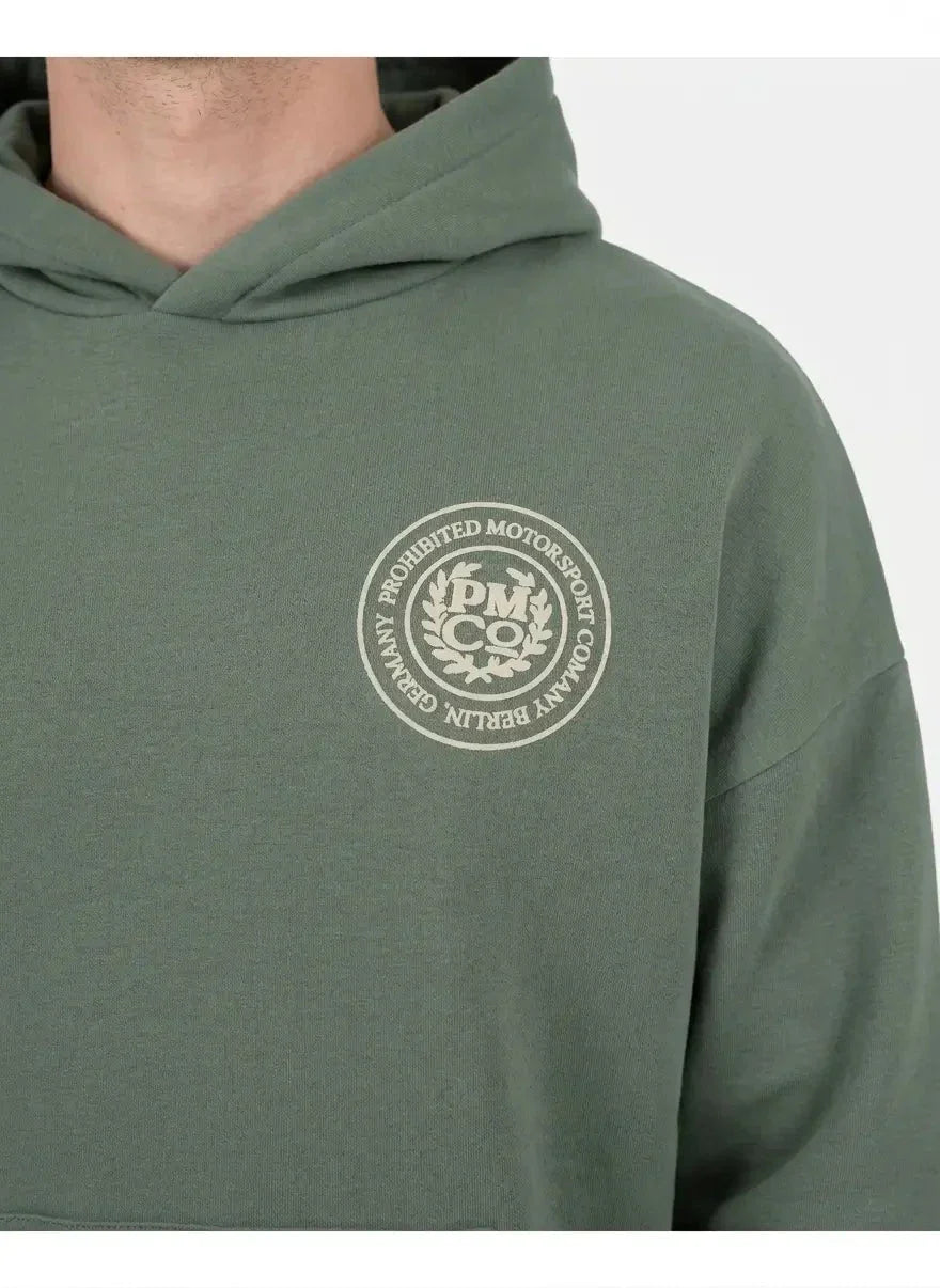Prohibited Horse Racer Green Hoodie - view 3