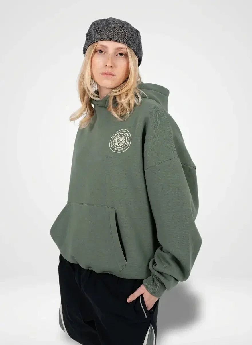 Prohibited Horse Racer Green Hoodie - view 4