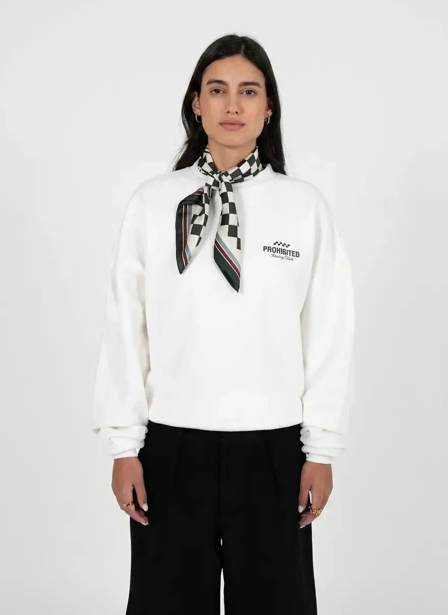 Prohibited In A Rush Crew Neck Offwhite T-Shirt - view 4