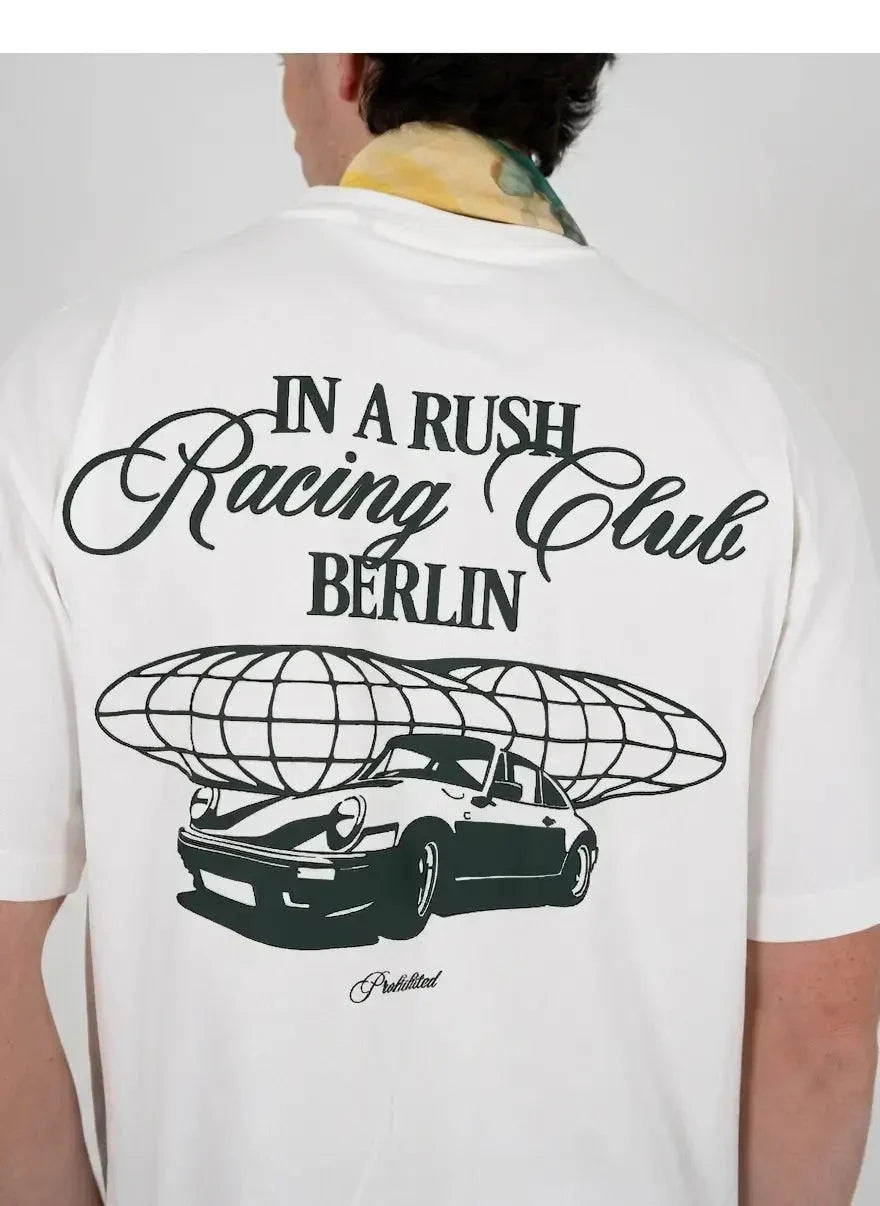 Prohibited In A Rush OffWhite T-Shirt - view 4