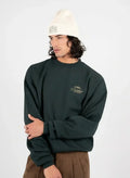 Prohibited Leaf Green Crew Neck Sweatshirt