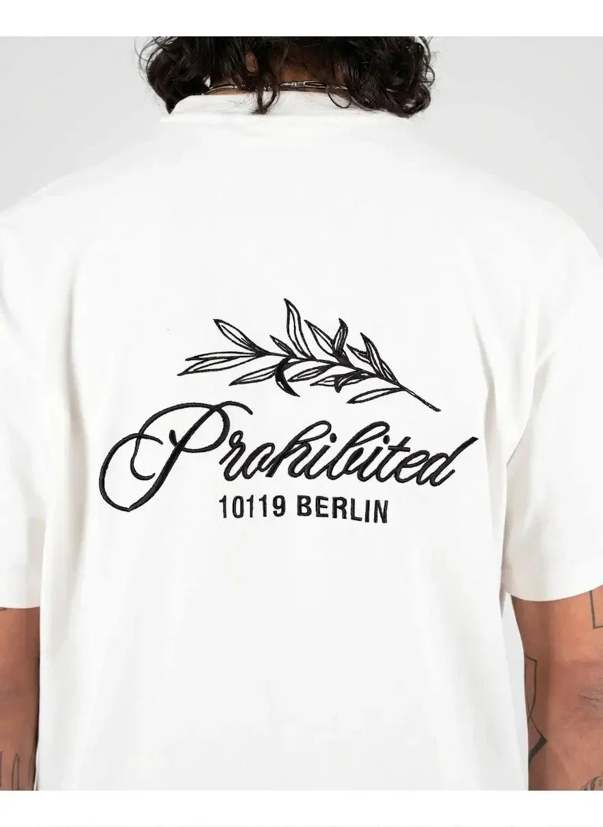 Prohibited Leaf Offwhite T-Shirt - view 4
