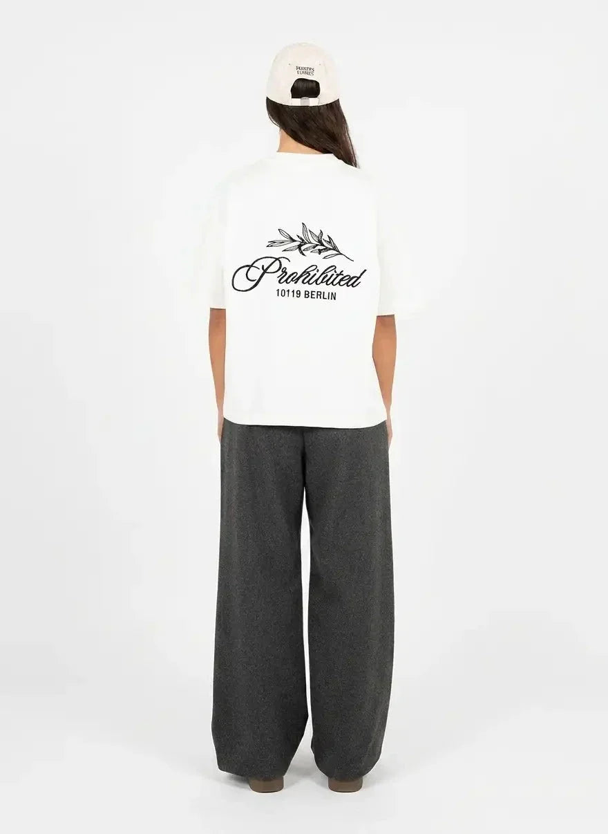 Prohibited Leaf Offwhite T-Shirt - view 6