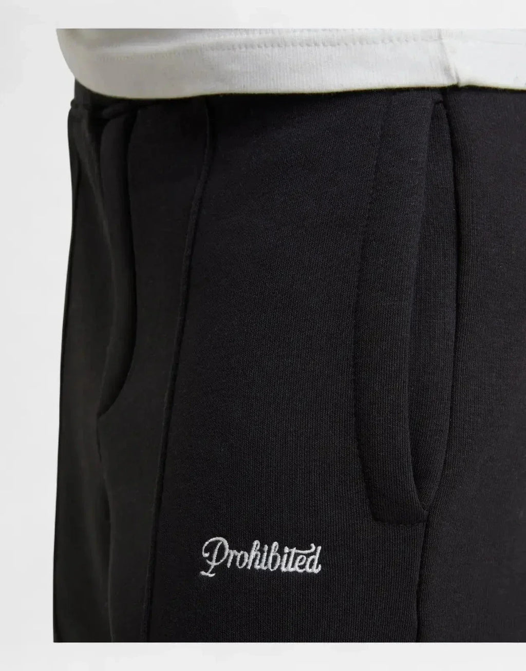 Prohibited Loose Black Sweatpants - view 5