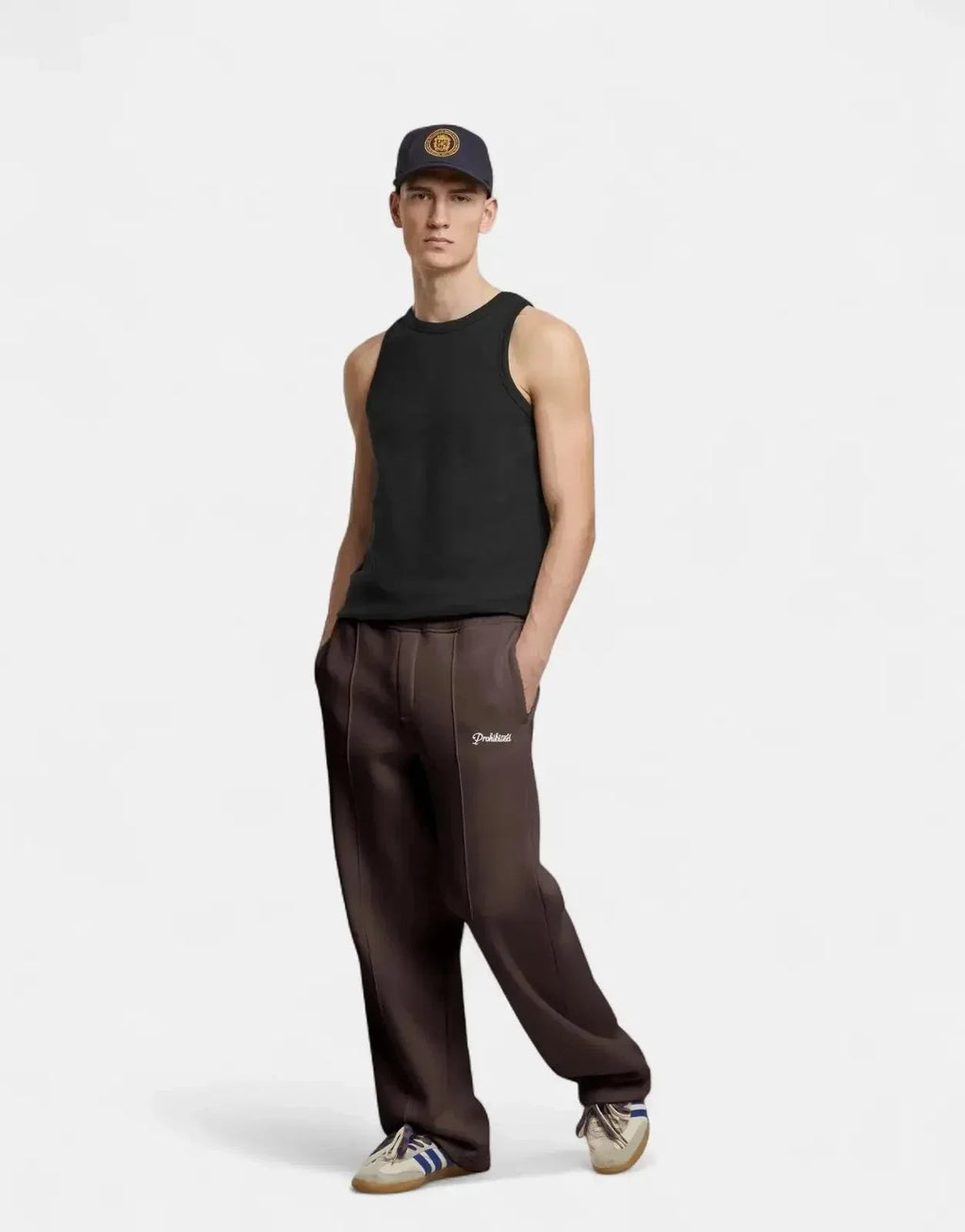 Prohibited Loose Brown Sweatpants - view 4