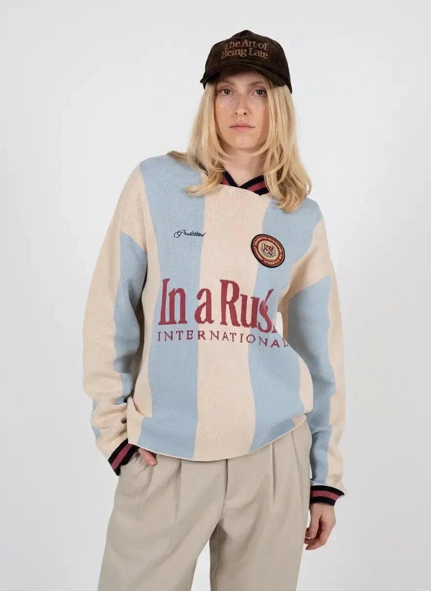 Prohibited Overdrive Blue Knit Trikot