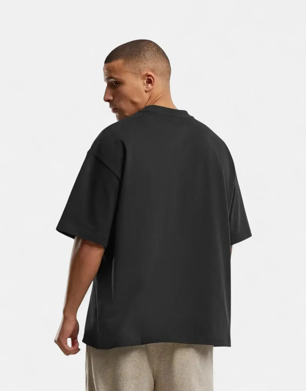 Prohibited Oversized Black T-Shirt - view 2
