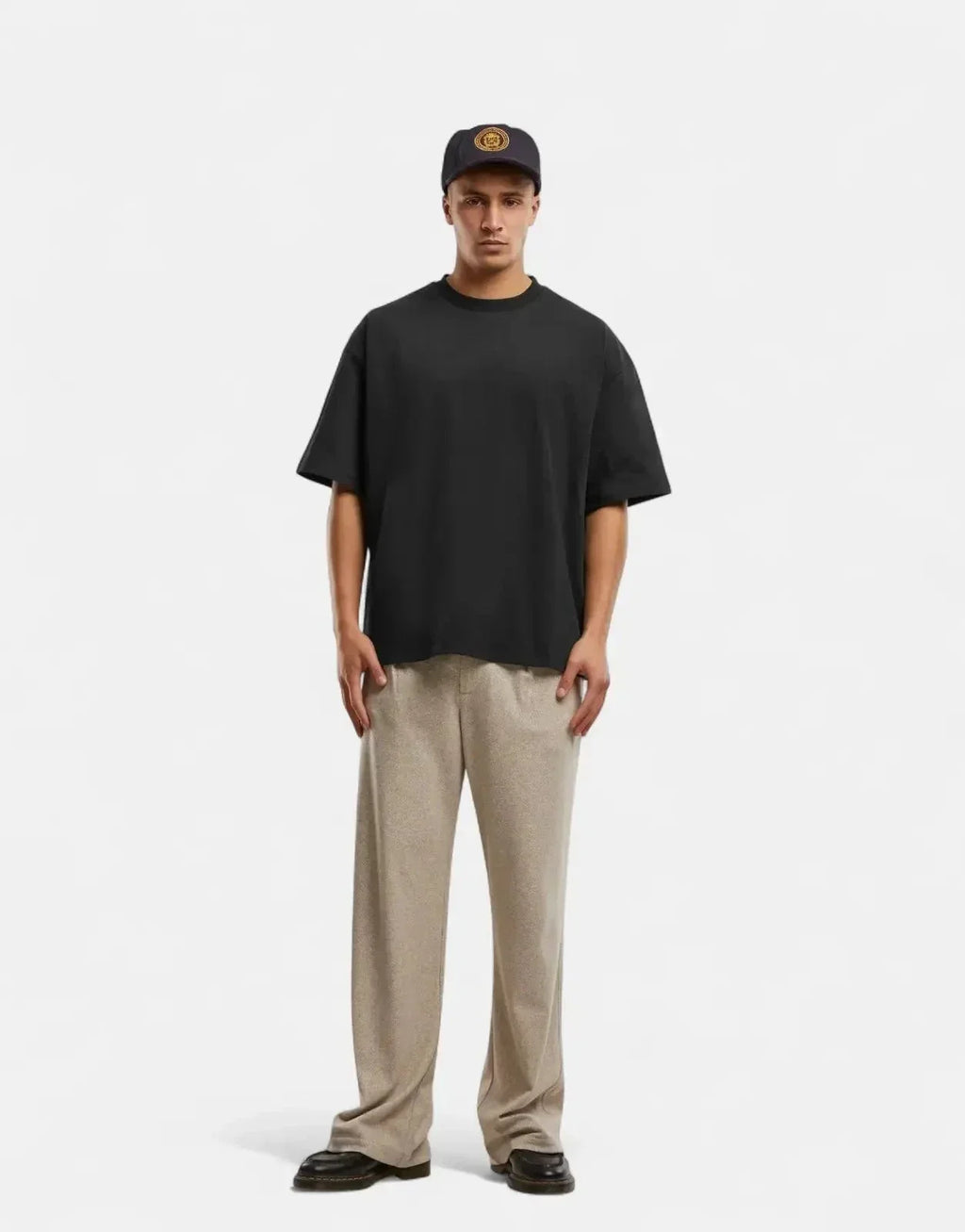 Prohibited Oversized Black T-Shirt - view 3