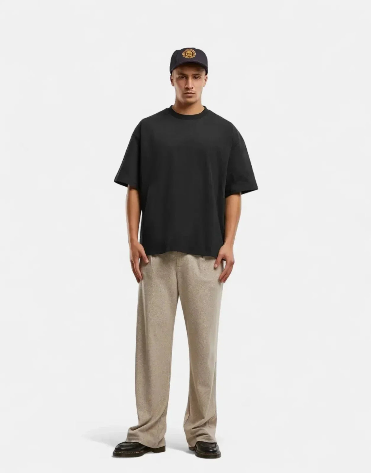 Prohibited Oversized Black T-Shirt - view 3