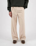 Prohibited Pleated Cream Vintage Pants