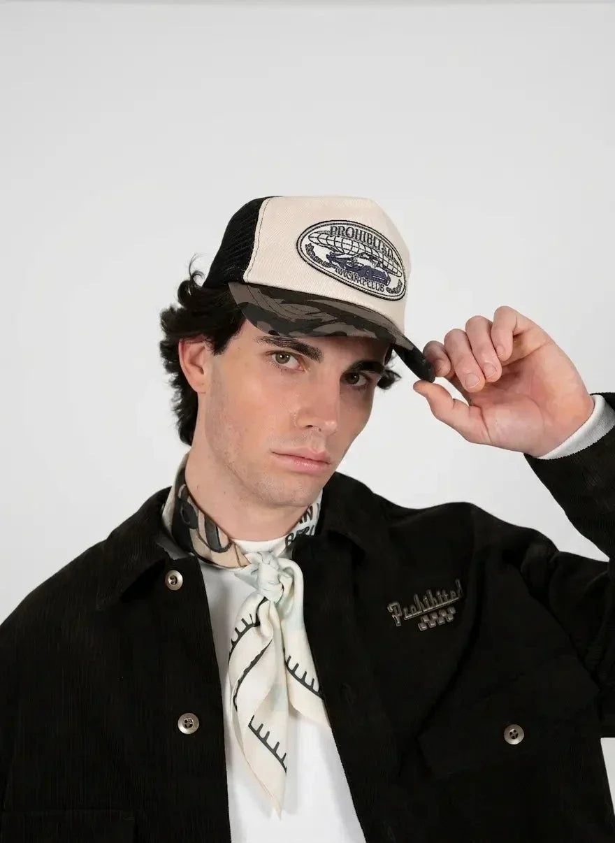 Prohibited Racecore Camouflage Trucker Cap