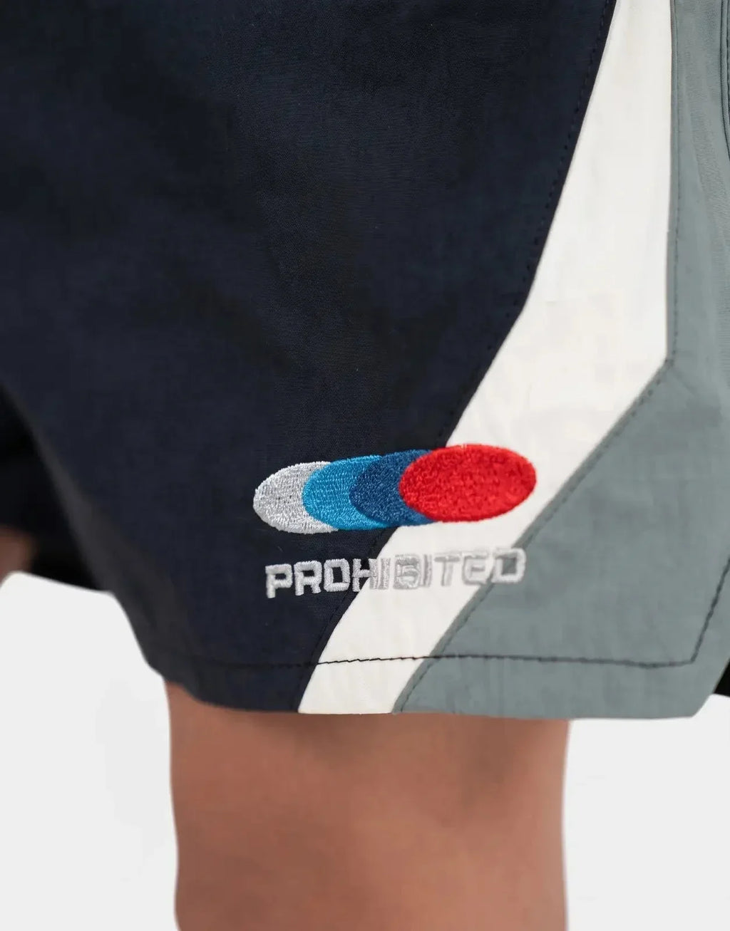 Prohibited Racer Black Track Shorts - view 2