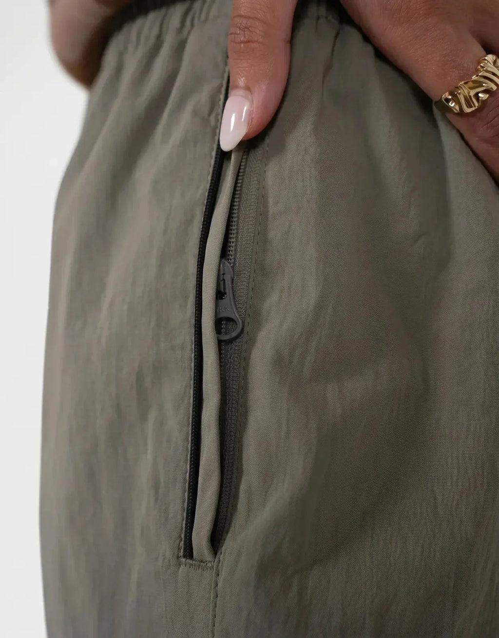 Prohibited Racer Green Track Shorts - view 3
