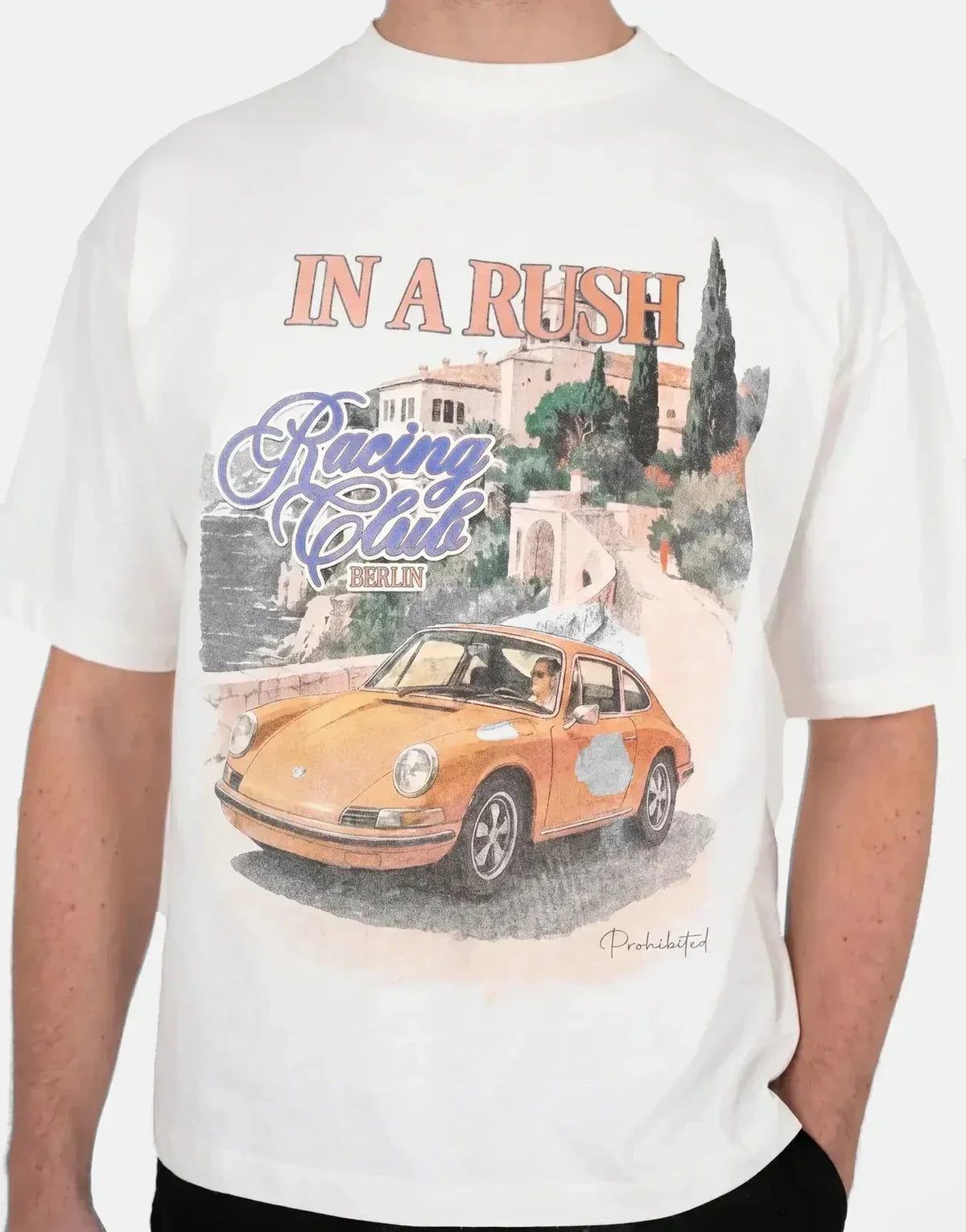 Prohibited Speeding Offwhite T-Shirt - view 3