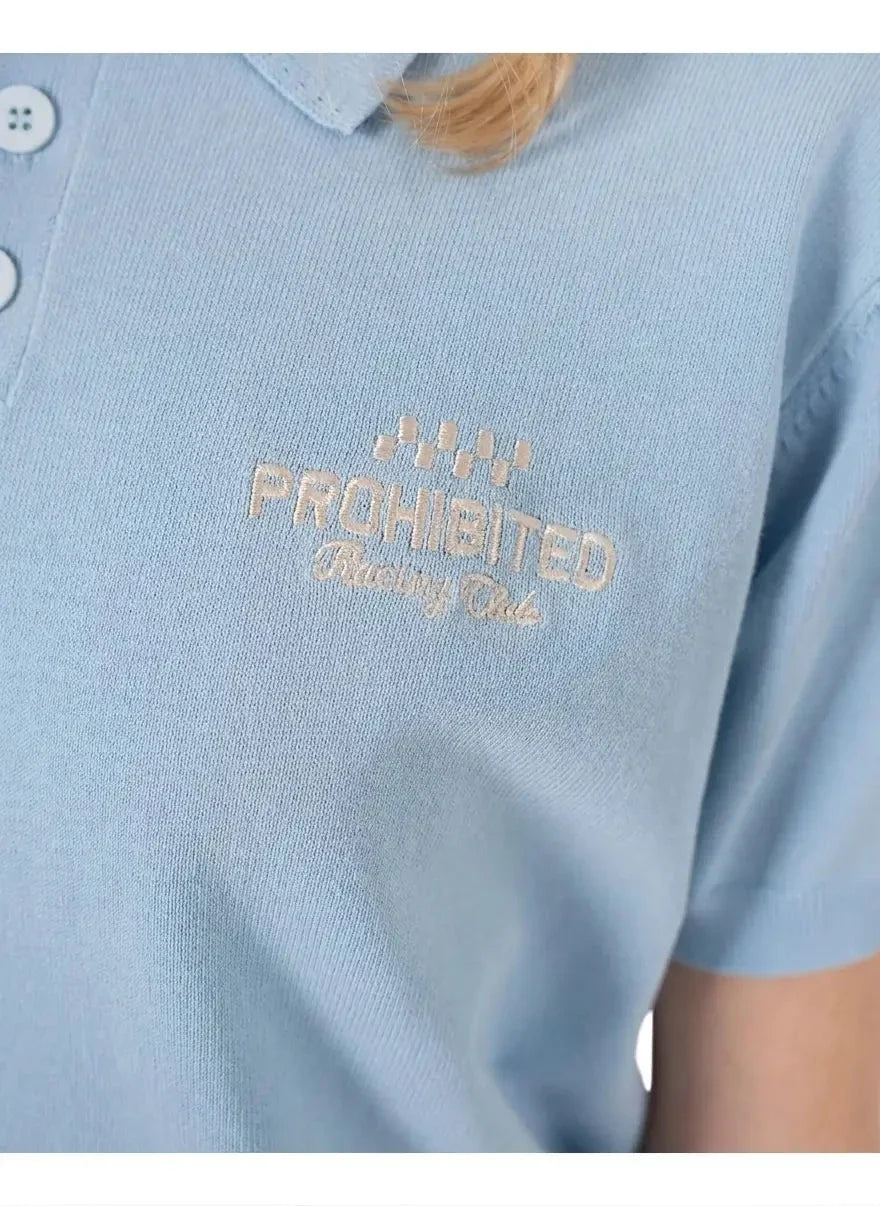 Prohibited Speedtrap Blue Polo Shirt - view 3