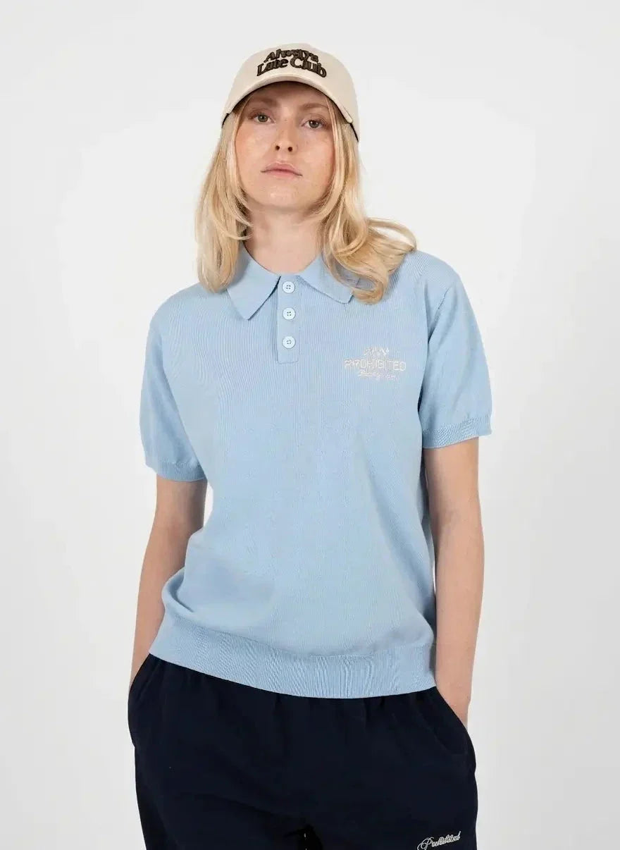 Prohibited Speedtrap Blue Polo Shirt - view 5
