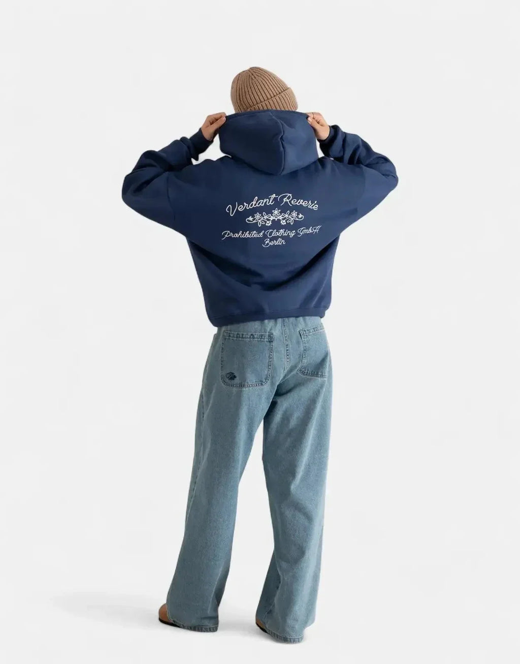 Prohibited Verdant Reverie Blue Hoodie - view 2