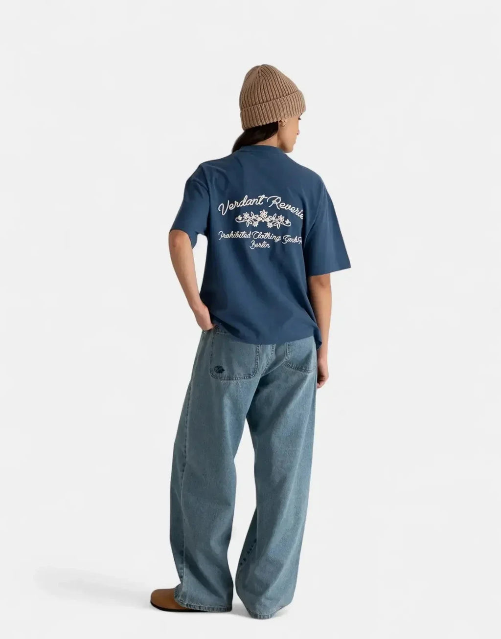 Prohibited Verdant Reverie Blue T-Shirt - view 4