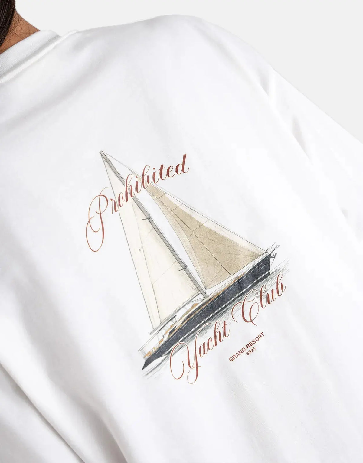 Prohibited Yacht Off-White T-Shirt - view 7