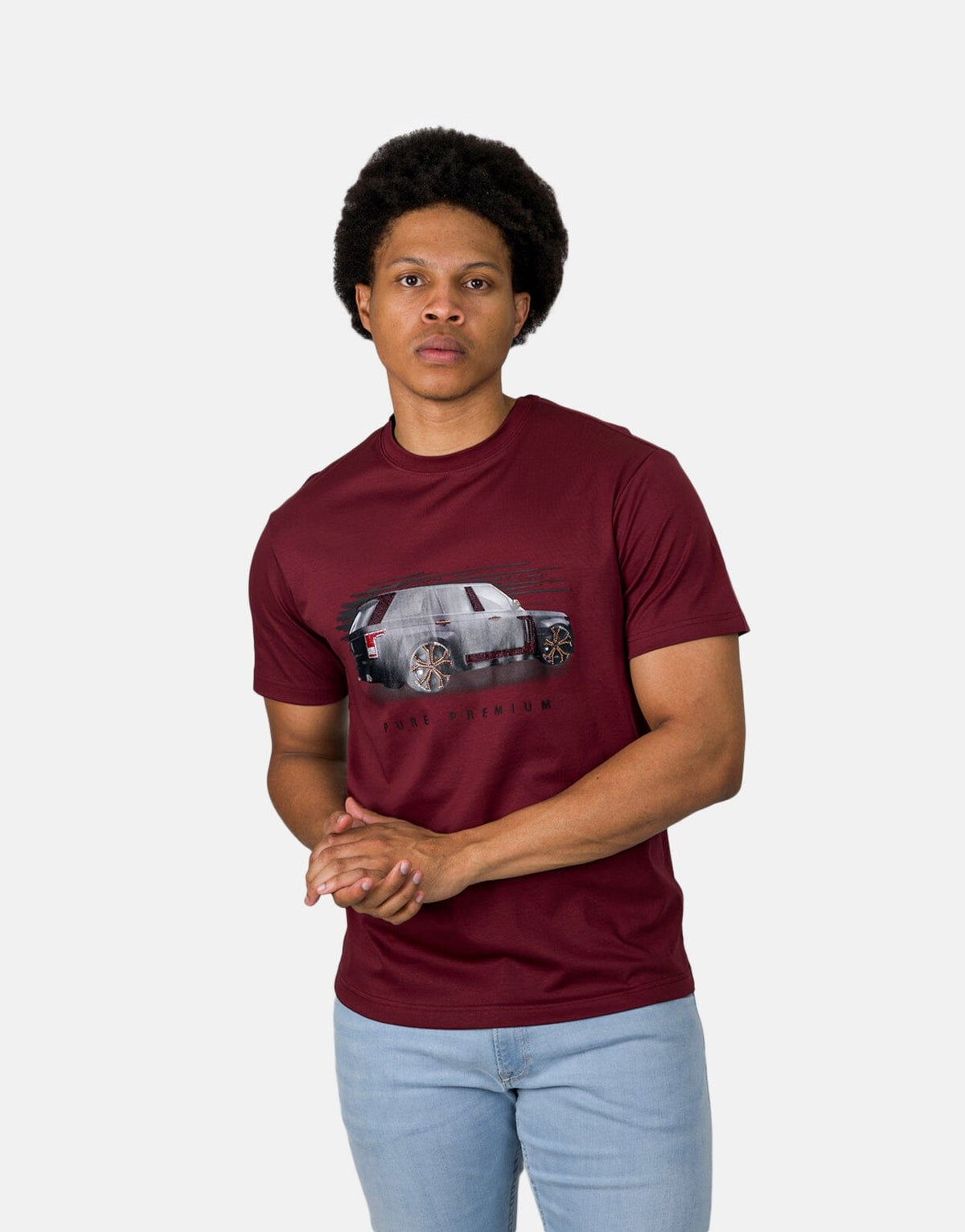Pure Premium Carro R Burgundy T-Shirt