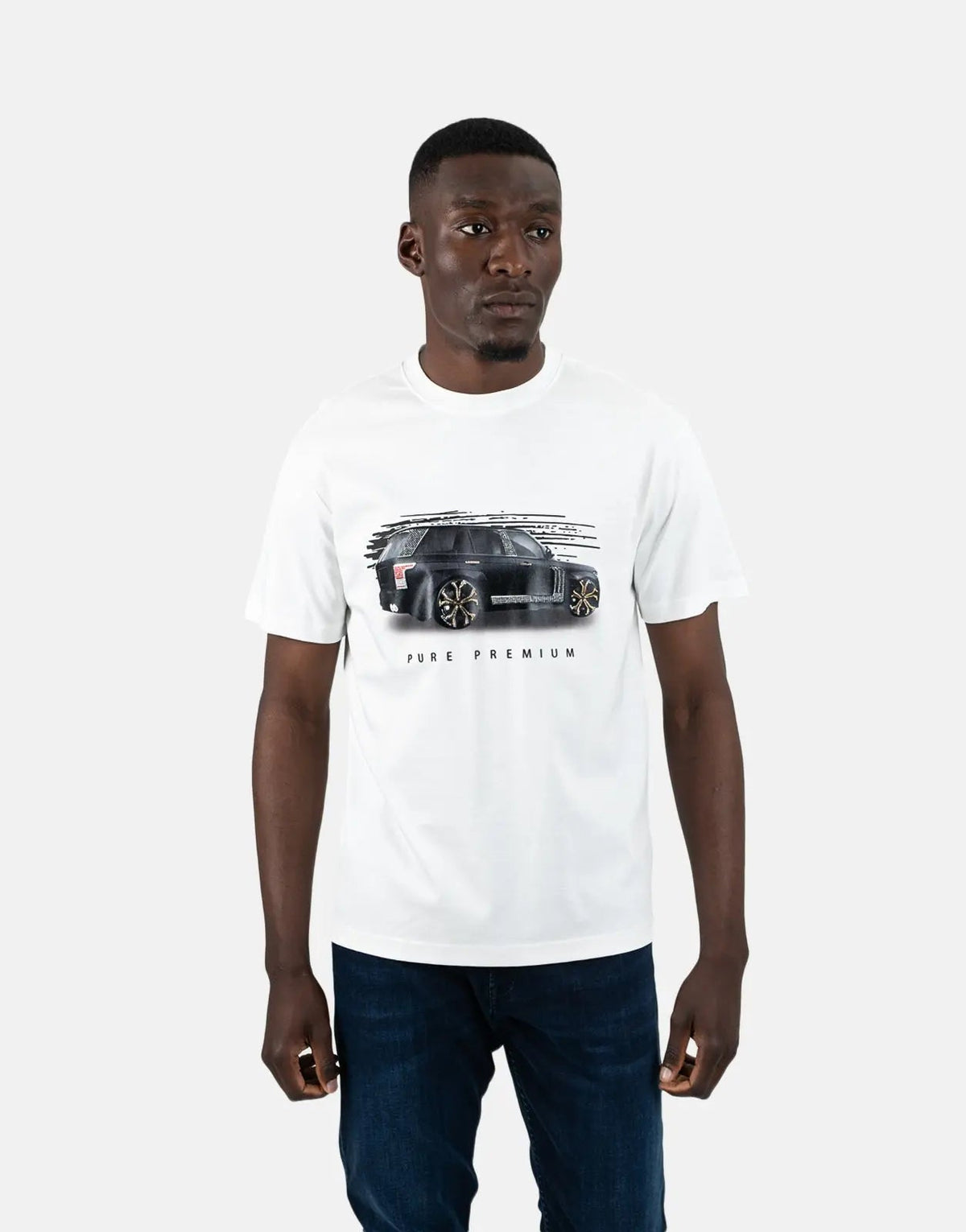Pure Premium Carro White T-Shirt