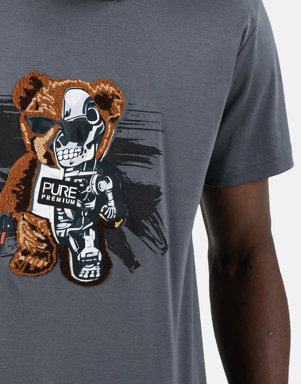 Pure Premium Moretti Charcoal T-Shirt - view 3