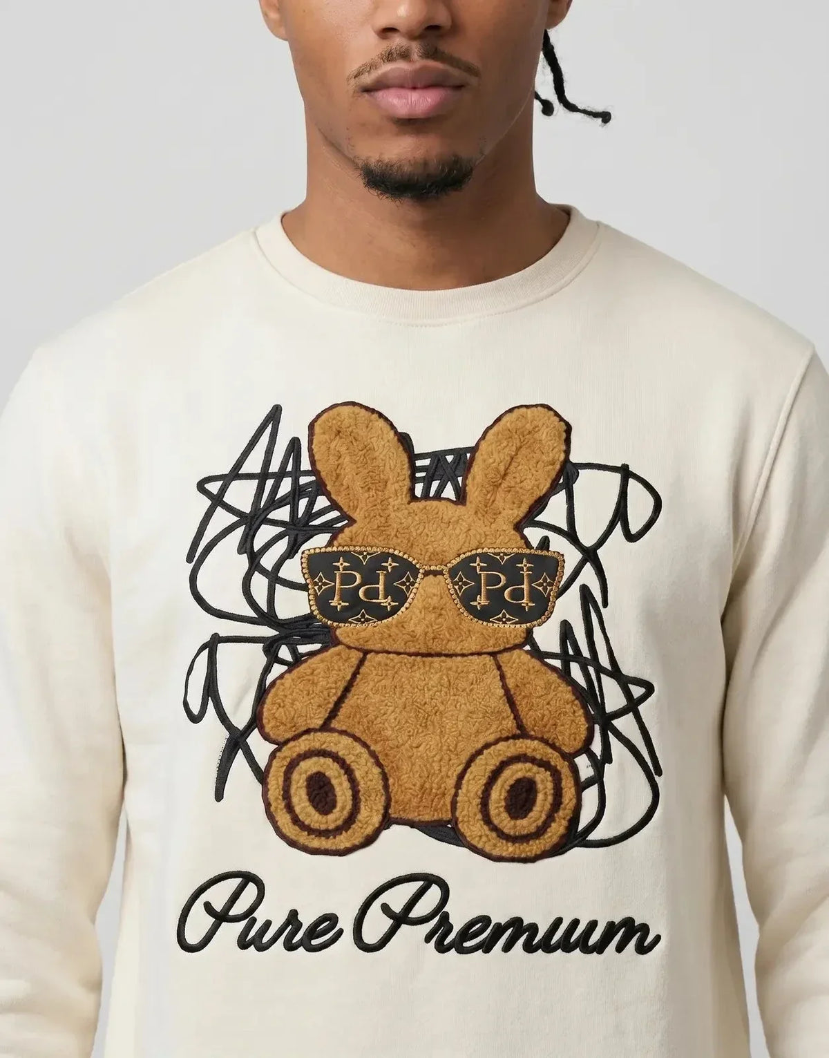 Pure Premium Vasto Ecru Sweatshirt - view 2