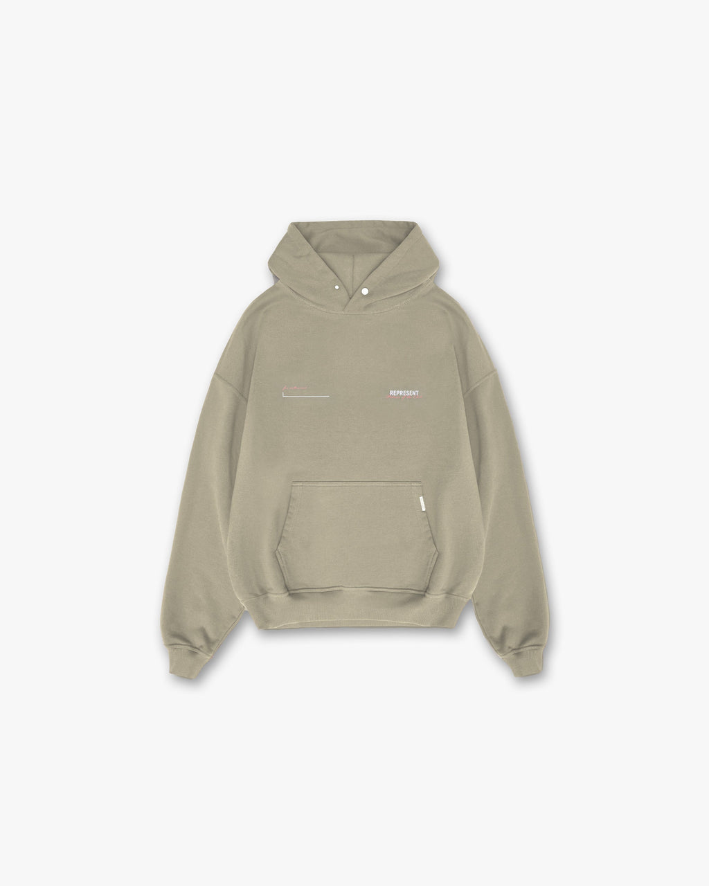 Patron Of The Club Hoodie - Khaki Pink