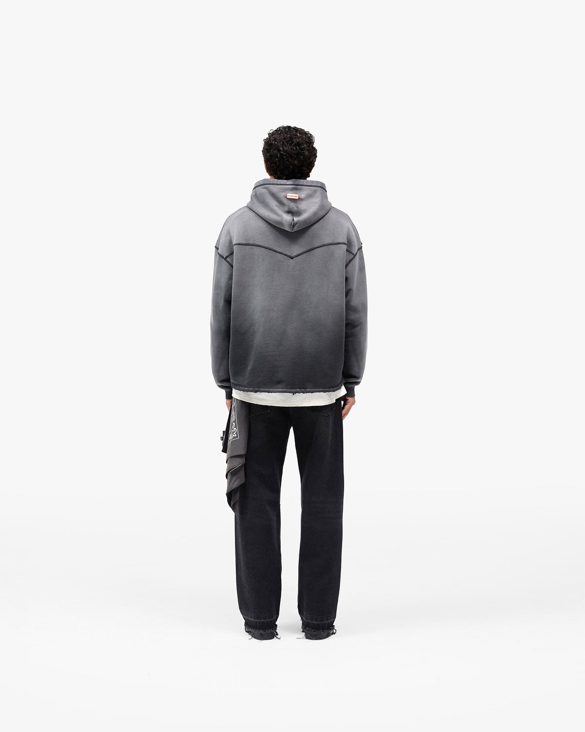 Represent X Hunter Hoodie - Stained Black