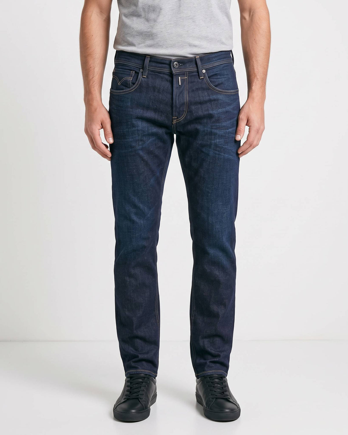 Replay 573 Eco Plus Anbass Dark Blue Jeans