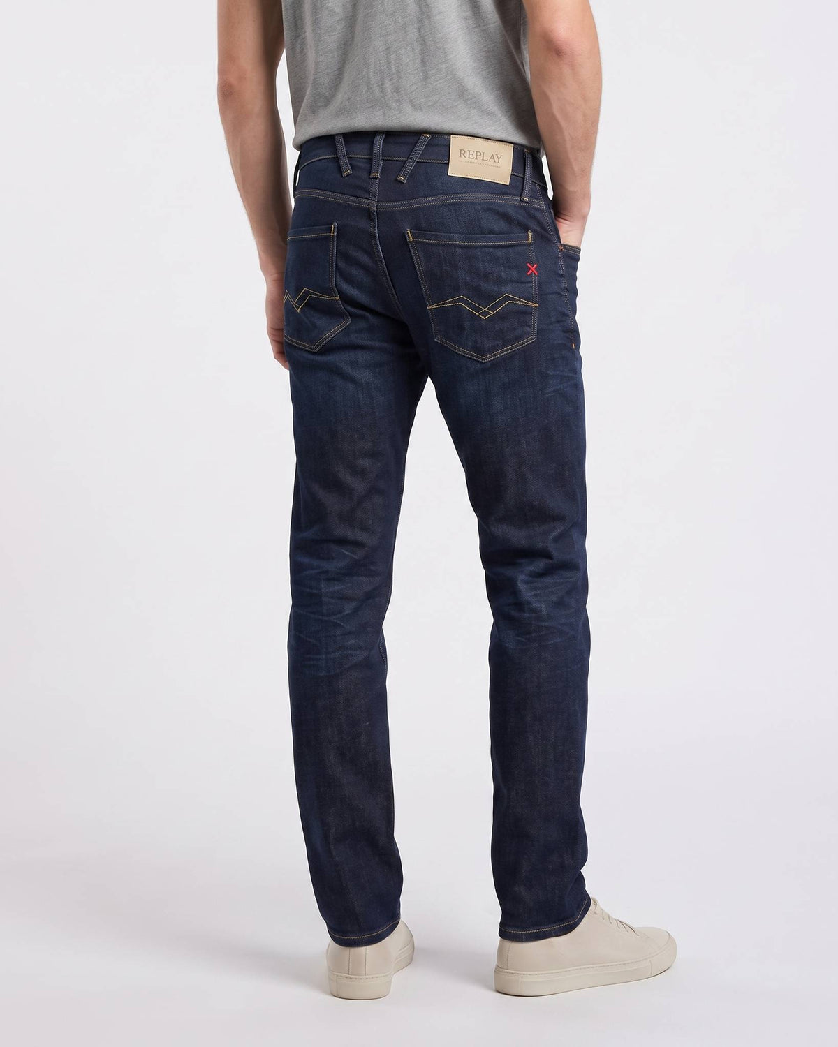 Replay 573 Eco Plus Anbass Dark Blue Jeans - view 2
