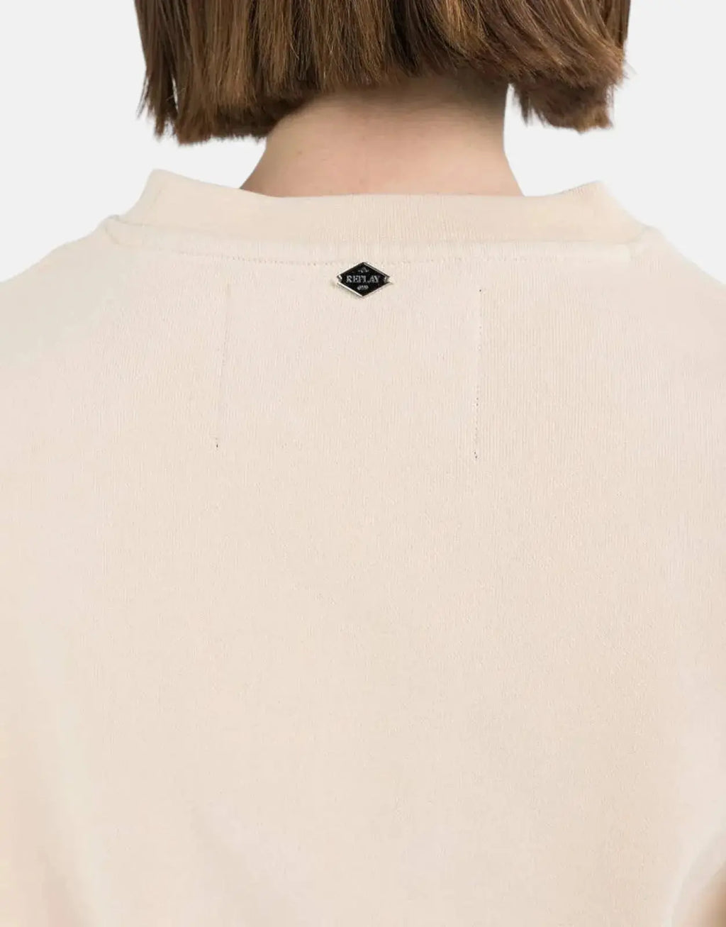 Replay Attitude Light Sand Oversized T-Shirt - view 3