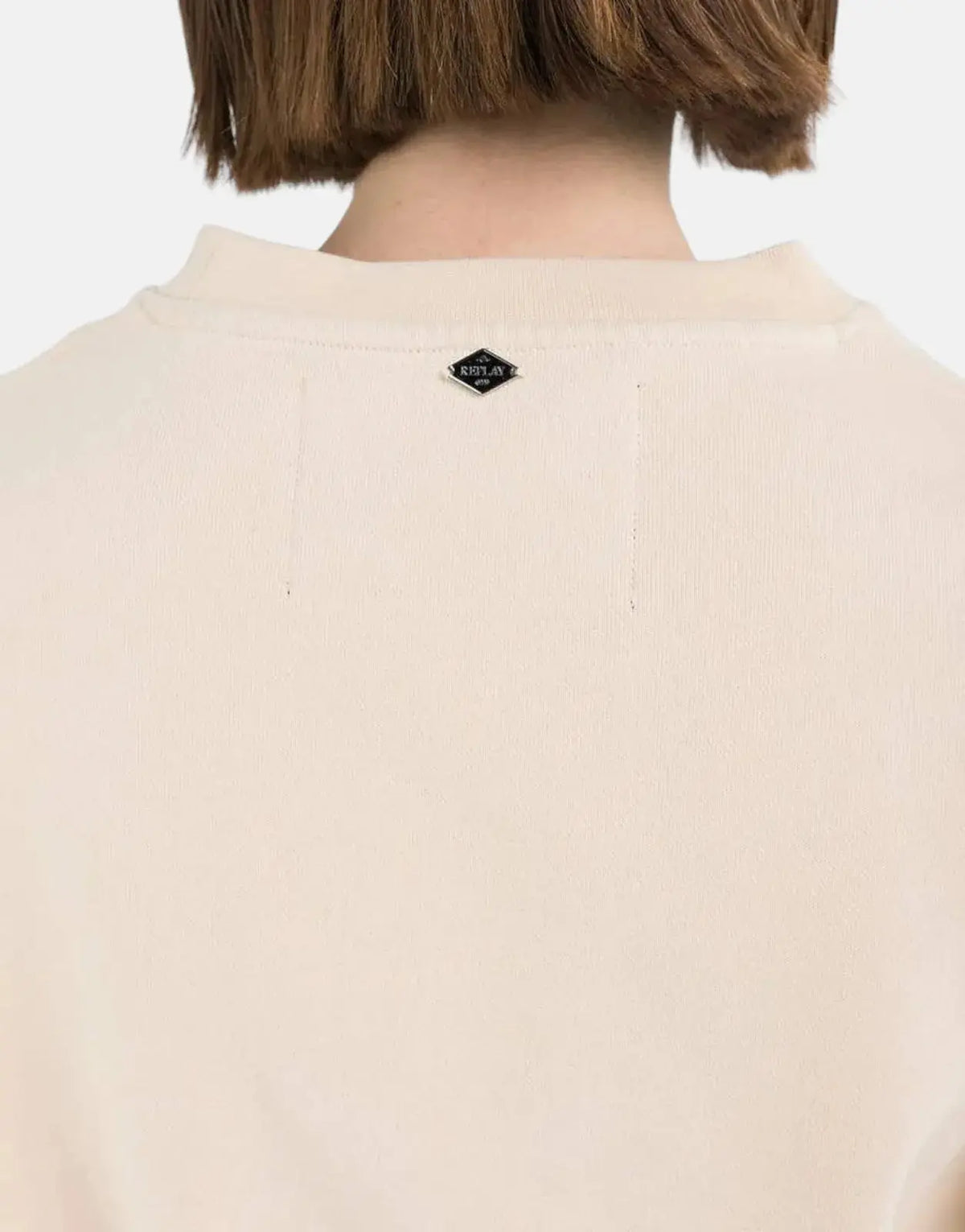 Replay Attitude Light Sand Oversized T-Shirt - view 3